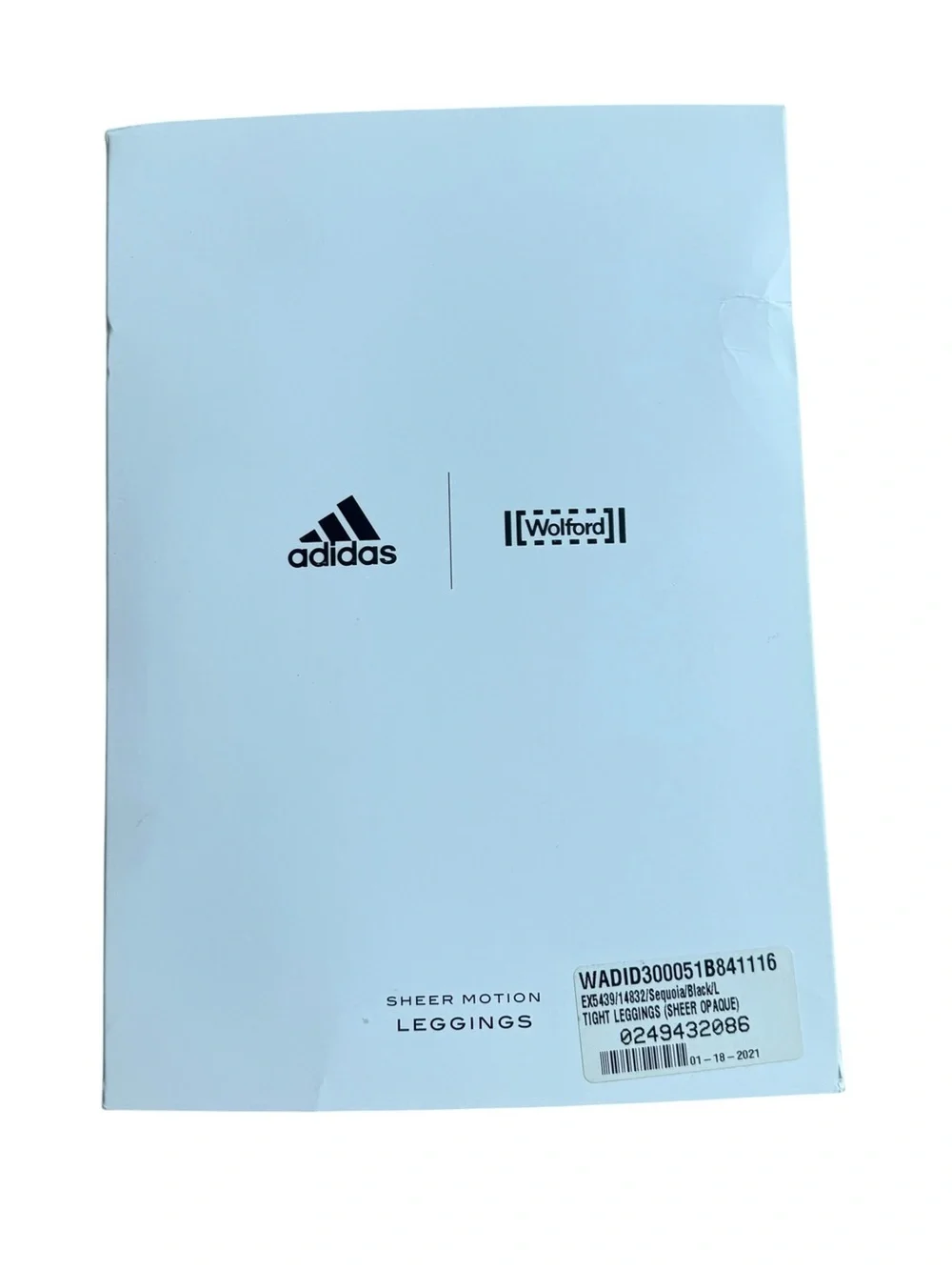 NWT Wolford x Adidas Sheer Motion Leggings L Sequoia Black ULTRA RARE Athleisure